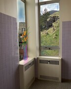 Purple Tiled Bathroom