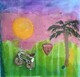 Summertime - Bicycle and Palm Tree